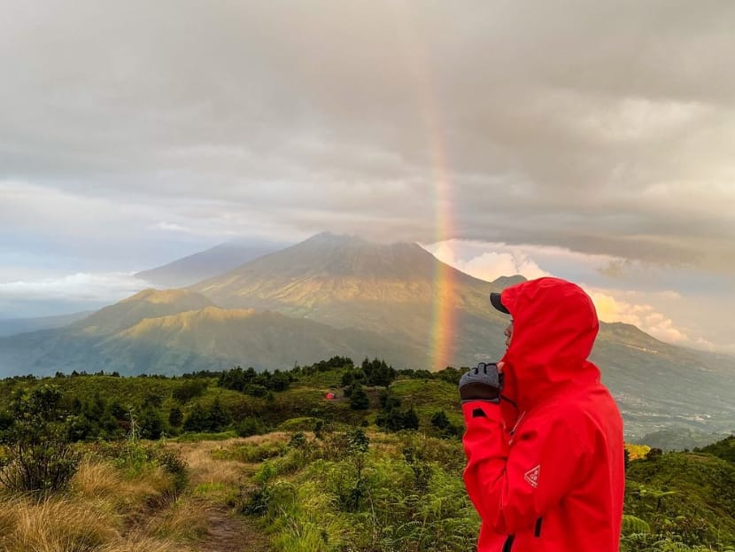 pelangi di gunung prau