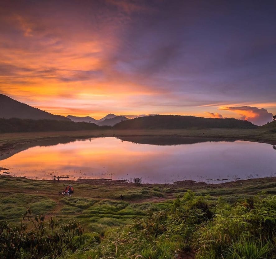 telaga dringo dieng batur